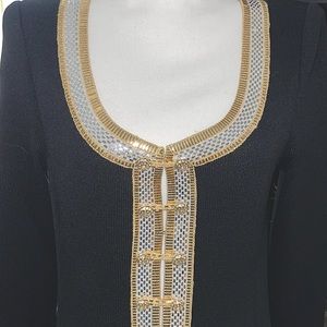 St John evening gown